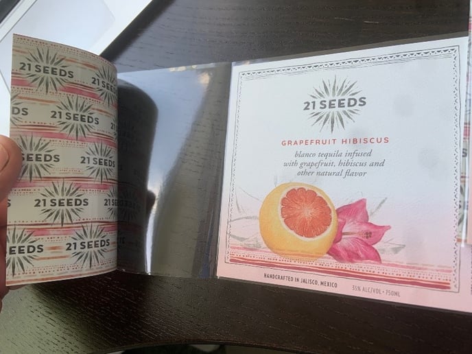 Four simple steps to doublesided labels